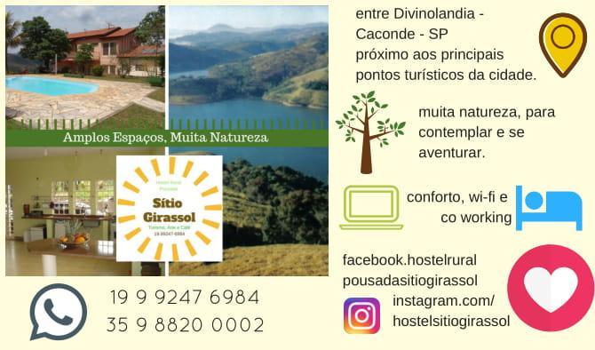 Sitio Girassol Hostel Caconde Exterior photo